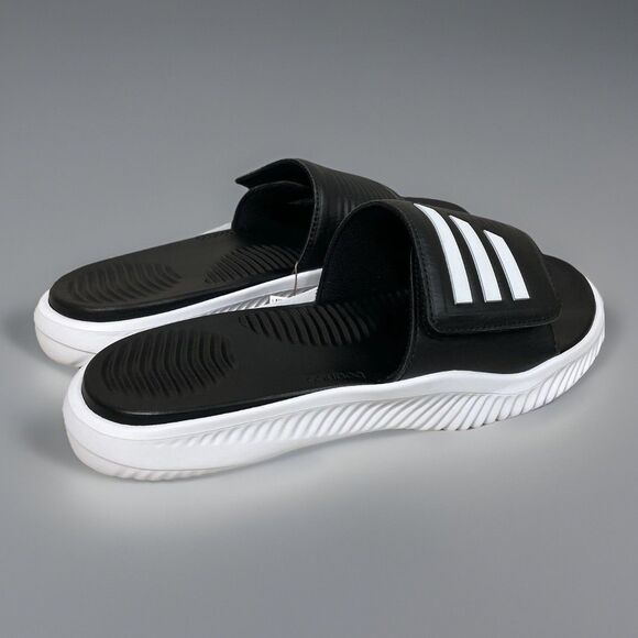 Adidas Alphabounce 2.0 Slides Sandals Black White Mens Size 12 New In Box GY9415 main image 7
